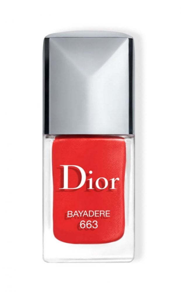 Die 10 besten roten Nagellacke: Dior Vernis in Bayadère (Hey Pretty Beauty Blog)