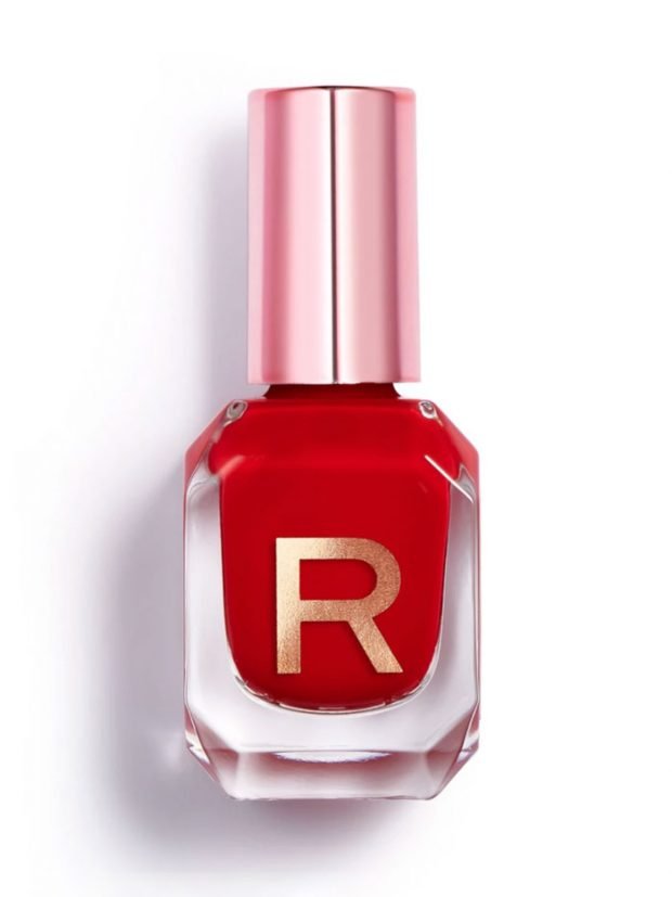 Die 10 besten roten Nagellacke: Revolution High Gloss Nail Polish in Passion (Hey Pretty Beauty Blog)