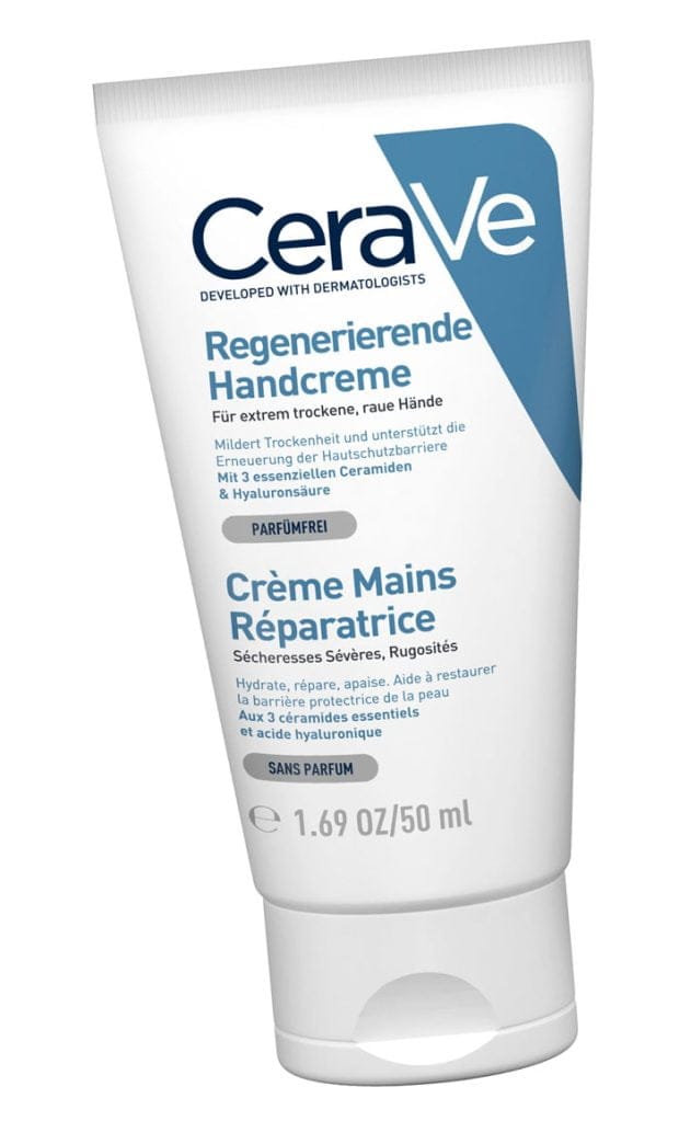 Hey Pretty Lieblings-Handcremen: Cerave Regenerierende 