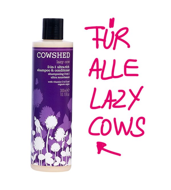 Cowshed Lazy Cow 2-in-1 Ultra Rich Shampoo and Conditioner