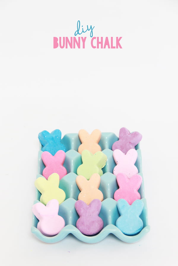 DIY Bunny Chalk, Image Copyright: A Bubbly Life