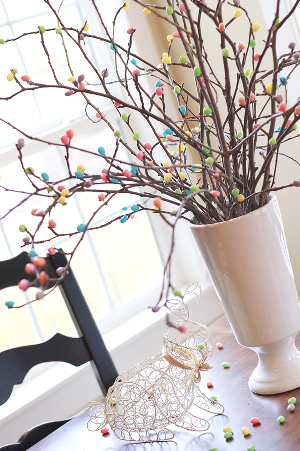 Jelly Bean Tree DIY, Image Copyright: Crafty Sisters