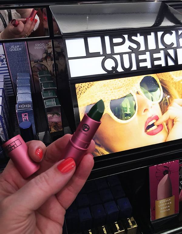Sephora Store Opening bei Manor Geneva, Lipstick Queen Display, Image by Hey Pretty