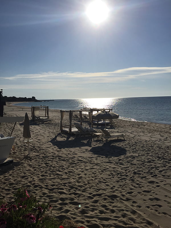 Review Forte Village Resort, Beach, Image by Hey Pretty Beauty Blog