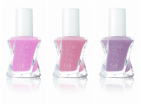 Essie Gel Couture: Stitch by Stitch, Pinned Up and Take Me to Thread