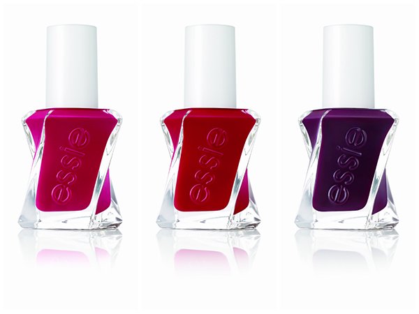 Essie Gel Couture: Drop the Gown, Bubbles Only and Model Clicks