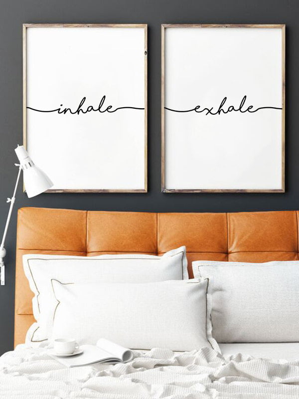 Inhale Exhale digital print, Image by Printabold, via Etsy