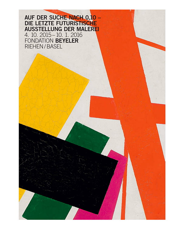 Malewitsch_Beyeler_Ausstellungsplakat