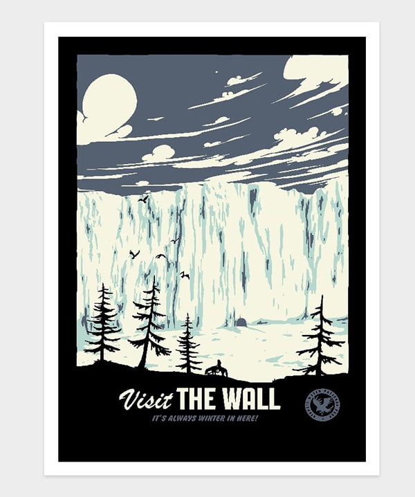 Visit the Wall by Mathiole, Image via Threadless