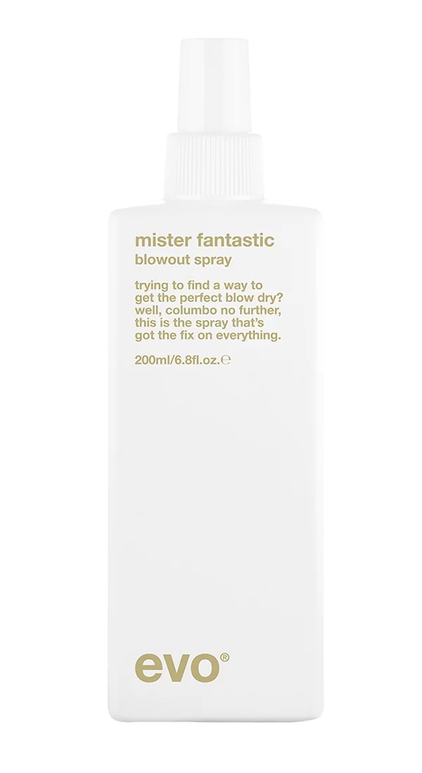 Zehn Must-Have Produkte und Tools für feines Haar 6 Hey Pretty Must-Have Produkte für feines Haar: evo Mister Fantastic Blowout Spray