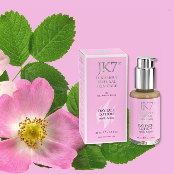 JK7 Luxurious Natural Skincare, Day Face Lotion Organic Skincare