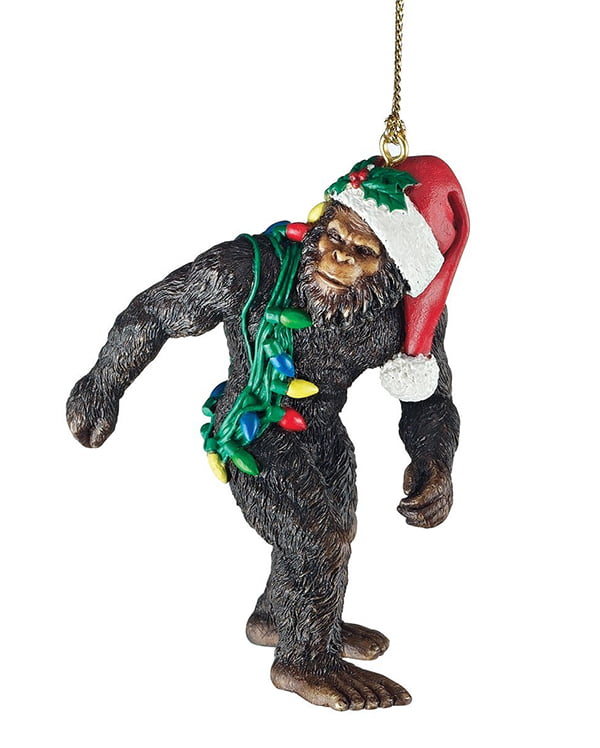 Deko-Flash: Weird and Wonderful Weihnachtsschmuck 23 Bigfoot the Holiday Yeti Ornament by Tuscano Design