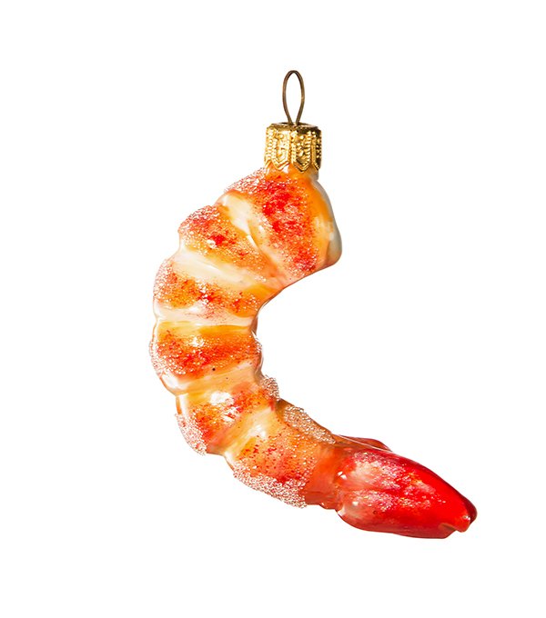 Deko-Flash: Weird and Wonderful Weihnachtsschmuck 7 Shrimp Christmas Tree Bauble, Interio