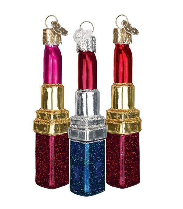Deko-Flash: Weird and Wonderful Weihnachtsschmuck 19 Lipstick Christmas Tree Decoration