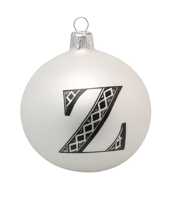 Deko-Flash: Weird and Wonderful Weihnachtsschmuck 10 Baumschmuck mit Buchstaben von Manor