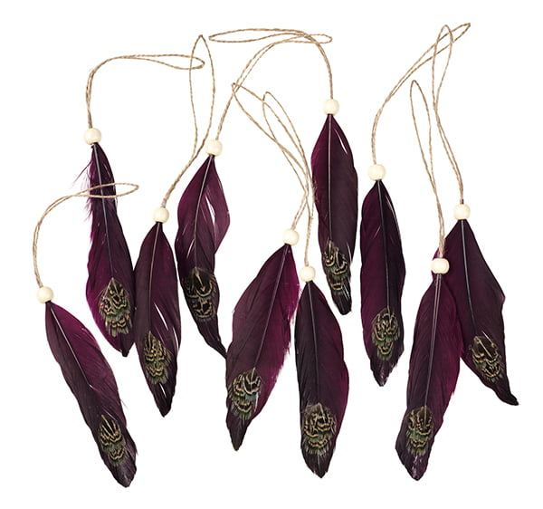 Deko-Flash: Weird and Wonderful Weihnachtsschmuck 12 Schmuck-Federn für Weihnachten, WestwingNow