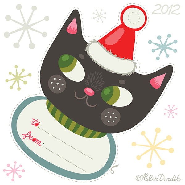 Xmas Gift Tags, Free Printables – Helen Dardik