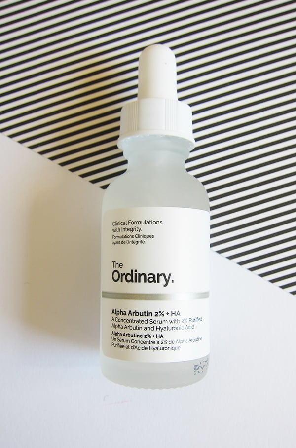 The Ordinary Alpha Arbutin 2% + HA Serum (Image and Review by Hey Pretty Beauty Blog)