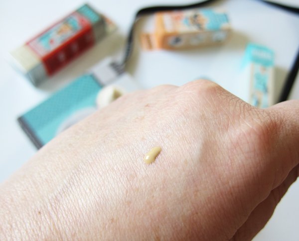 Benefit POREfessional Pore Minimizing Makeup, Shade No. 2 swatched. Review on Hey Pretty Beauty Blog