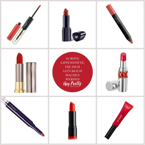 10 rote Lippenstifte, die dich glücklich machen werden: Hey Pretty's Favourite Red Lipsticks