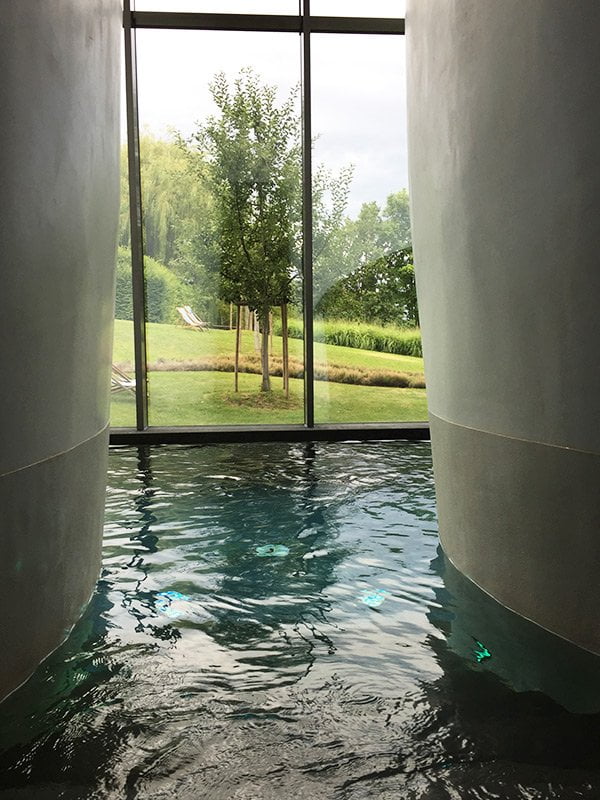 Spa Review: Seerose Resort & Spa 12 Innenbecken aus dem Cocon Thai Spa des Seerose Resort & Spa Hallwil
