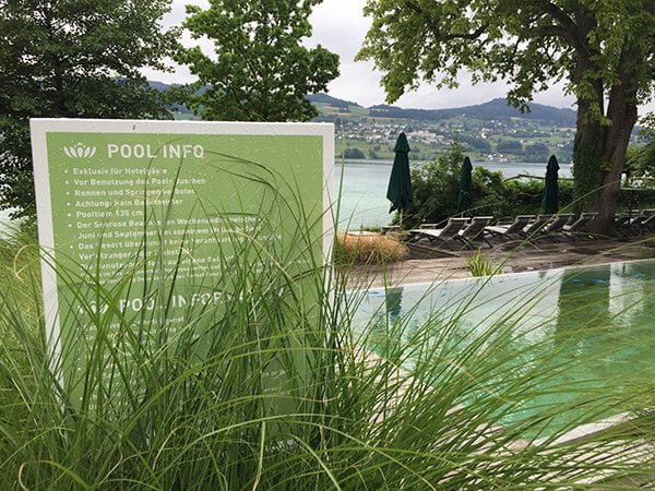 Spa Review: Seerose Resort & Spa 21 Seerose Resort & Spa Hallwilersee, Aussenpool (Review by Hey Pretty)