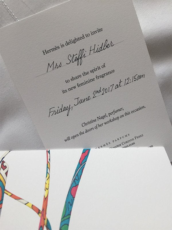 Einladung Launch Twilly d'Hermès Eau de Parfum in Paris (Image and Review by Hey Pretty)