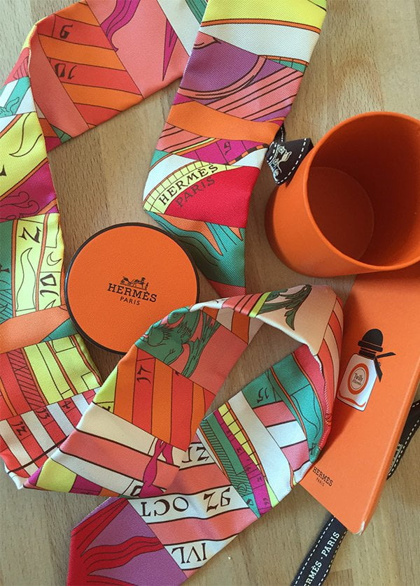 Twilly d'Hermès Scarf (for the launch of the Eau de Parfum): Image and Review by Hey Pretty