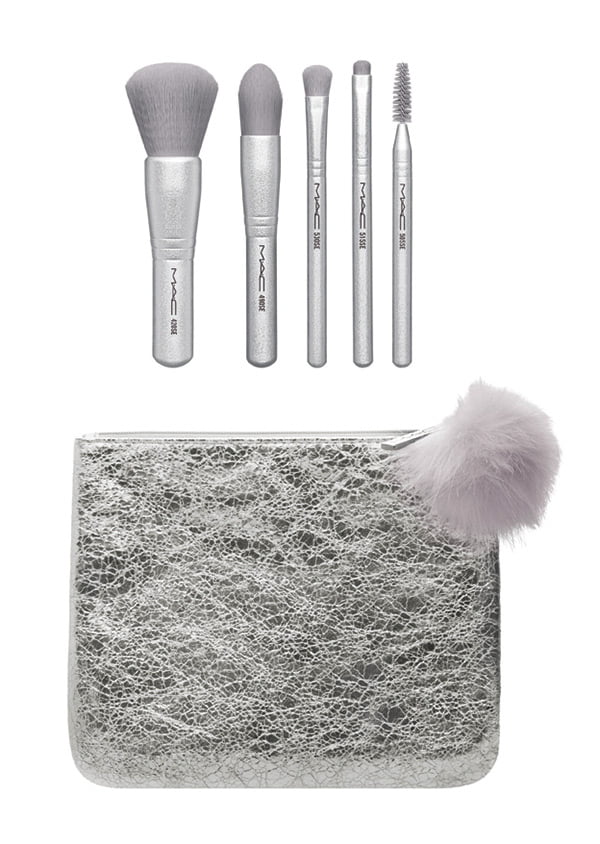 MAC Snow Ball Brush Kit Silver (Basic): Holiday Collection 2017