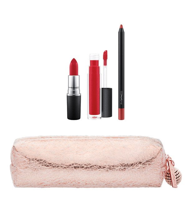 MAC Snow Ball Lip Bag in Red (Holiday Collection 2017)