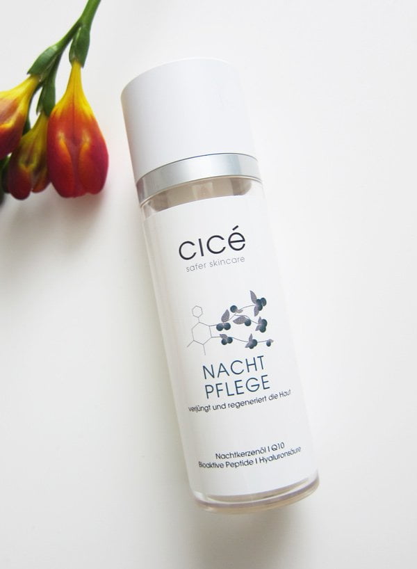 cicé safer skincare Nachtpflege (Erfahrungsbericht Hey Pretty)