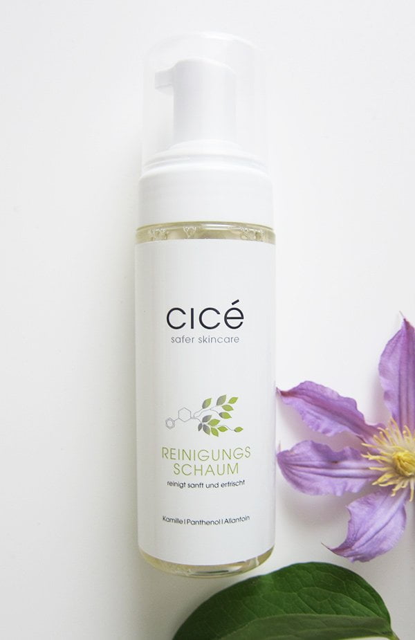 cicé safer skincare Reinigungsschaum: Erfahrungsbericht auf Hey Pretty