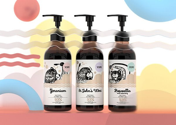 YOPE Duschgels (PR Image), Review auf Hey Pretty Beauty Blog