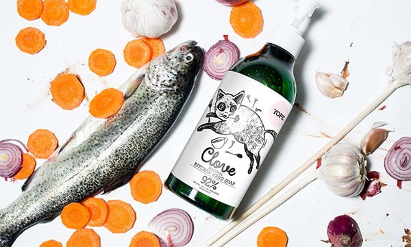 YOPE Küchenseife mit Nelken gegen schlechte Gerüche (PR Image)