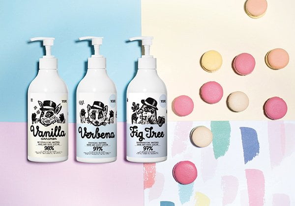 YOPE natürliche Hautpflege und Seifen (erhältlich bei We Love You Love in der Schweiz), PR Visual