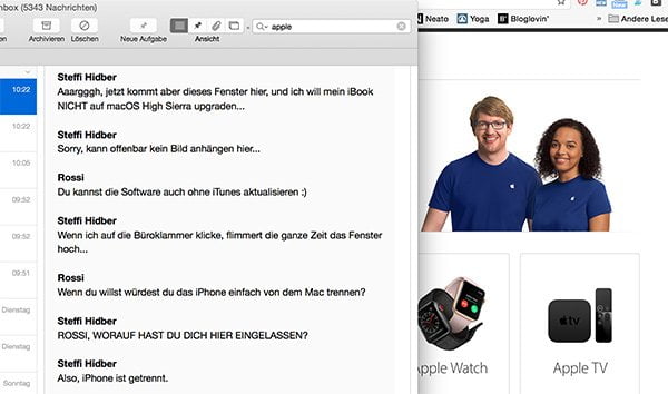 Apple Livechat