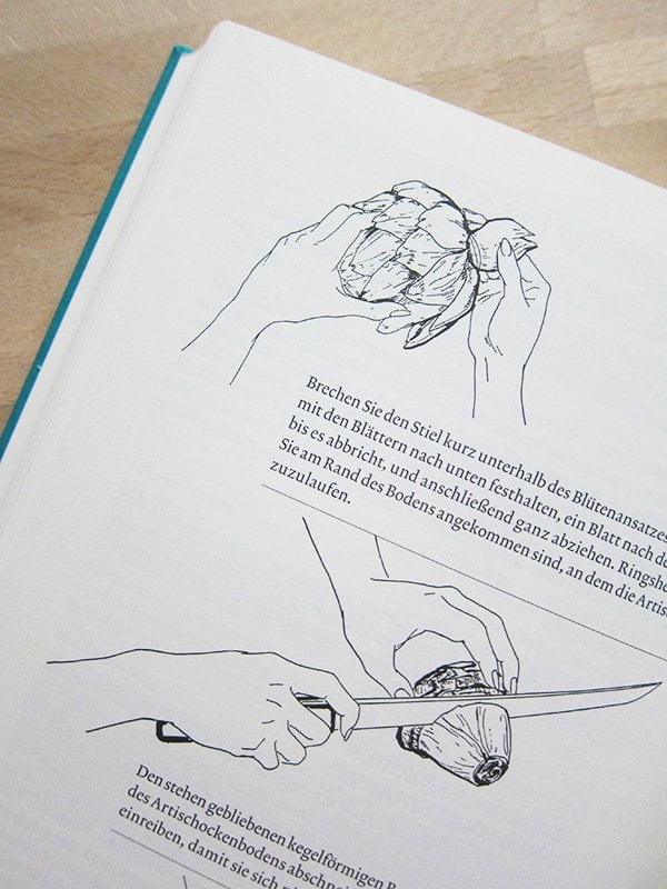 Detailbild aus Julia Child: Französisch kochen (Echtzeit Verlag 2018), Kochbuchreview auf Hey Pretty