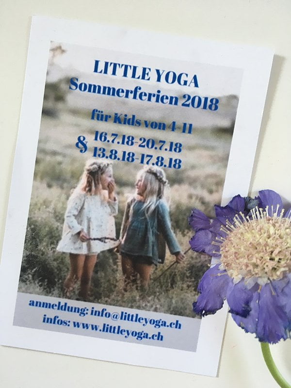 Show Me Your Badezimmerschränkli: Liliane Meier 2 Little Yoga Sommerferien 2018 (Yogakurse für Kinder von 4 bis 11 Jahren) mit Liliane Meier