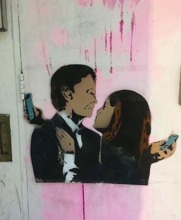 Graffitti an der Rose Street in Edinburgh (Hey Pretty Travels)