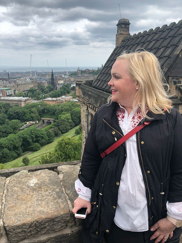 Edinburgh Städtereise mit Hey Pretty: Aussicht vom Castle aus