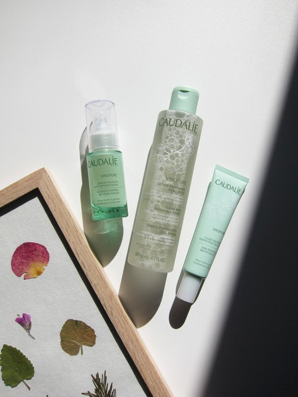 Reine Haut mit Traubenpower: Caudalie Vinopure 7 Review und Gewinnspiel: Caudalie Vinopure klärende Gesichtspflegelinie (Hey Pretty Beauty Blog)
