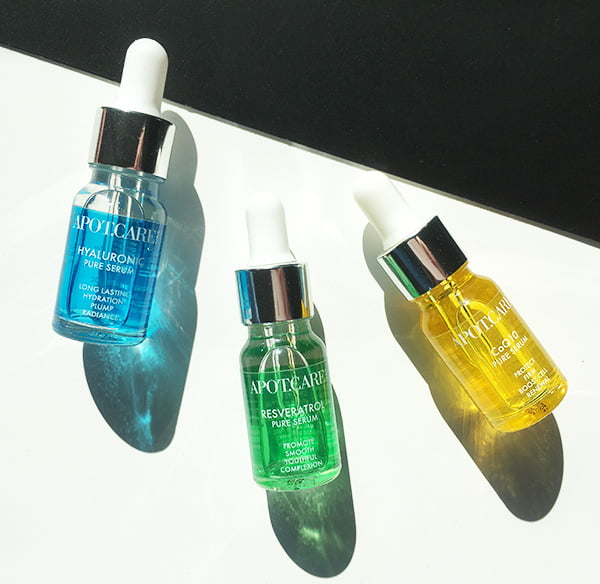APOTCARE Pure Serum Linie: Neu in der Schweiz bei Globus und Parfumerie Hyazinth (Hey Pretty Beauty Blog Review)