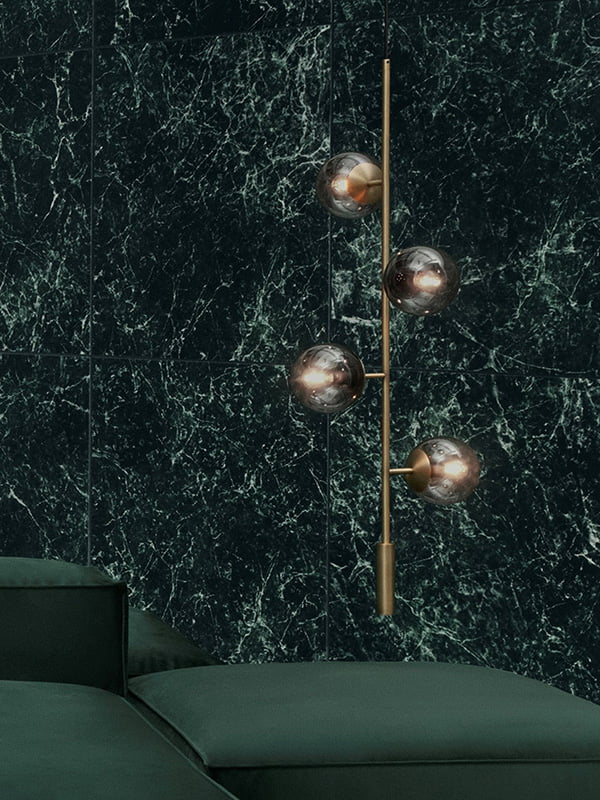 Interior Flash: Samt und Plüsch und Winter-Glam 1 Glam Wohnen: Orb Cosima Stehlampe von Bolia (Hey Pretty Deko Flash)