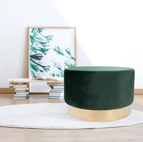 Interior Flash: Samt und Plüsch und Winter-Glam 7 Samt-Pouf von Kayoom (via Mooris.ch) – Hey Pretty Winterglam Deko-Ideen 2018