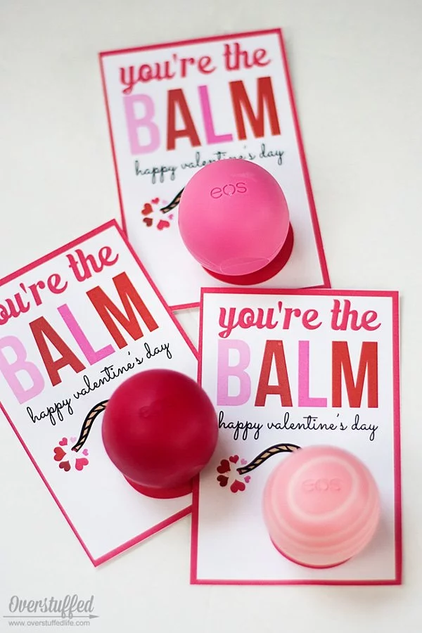 You're The Balm Valentine's Day Card von The Overstuffed Life (Herzige DIY-Projekte und Karten für den Valentinstag auf Hey Pretty)