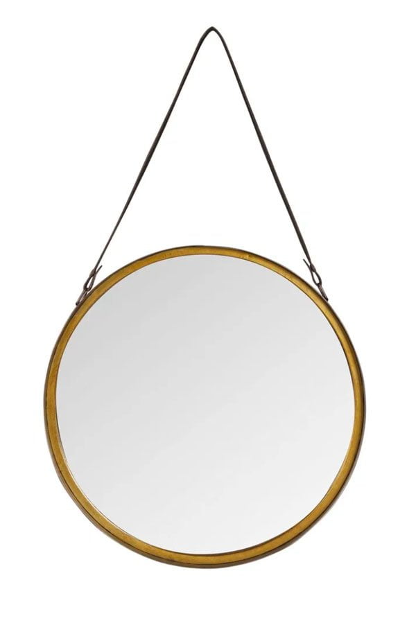 Runder Wandspiegel aus Metall von Maisons du Monde (Hey Pretty Deko Flash: Nordic Style, schön günstig)