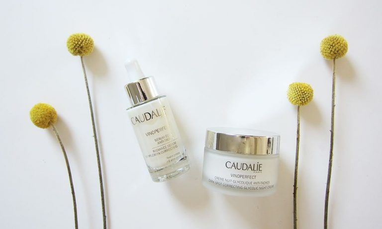 Caudalie Vinoperfect Anti-Pigmentflecken Dream Team: Serum und Nachtcreme – Review auf Hey Pretty Beauty Blog