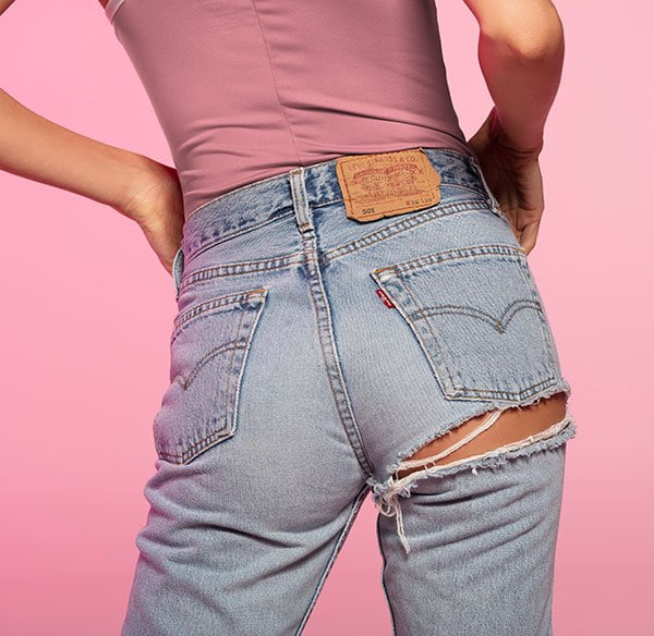 Levi's 501 Vintage Jeans (Hailey Bieber Visual), Hey Pretty Fashion Flash
