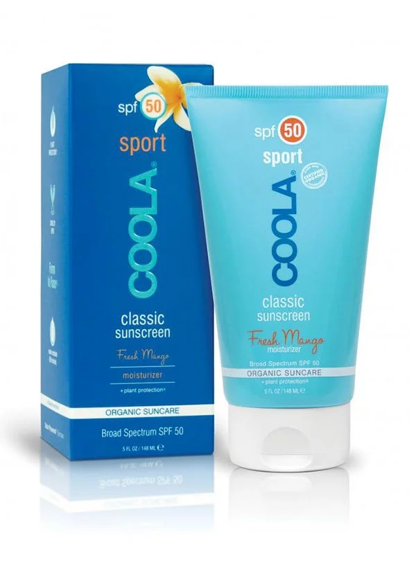 Reef Safe Sonnenschutzprodukte 2019 auf Hey Pretty: Coola Sport Classic Sunscreen Fresh Mango 