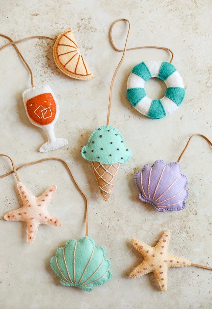 Bastelsommer: 10 tolle DIY-Projekte auf Pinterest 7 Sommer DIY BeachBagCharms 2
